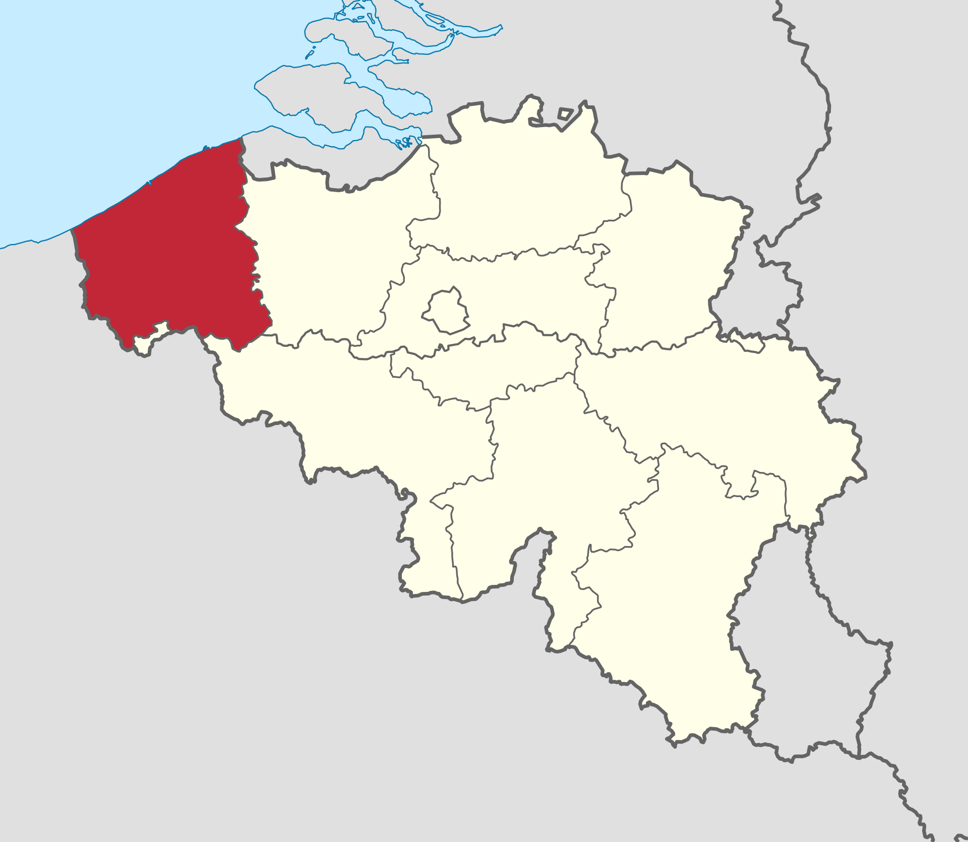 Spider House Urbex location or around the region West-Vlaanderen (Vlaams Gewest), Belgium